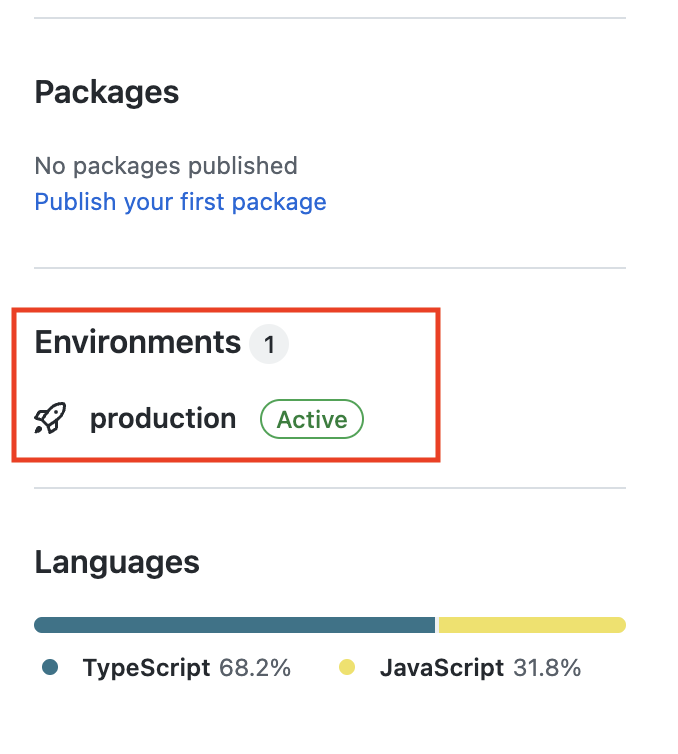 GitHub Deployment Sidebar